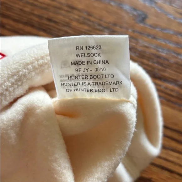 Hunter Fleece Boot Socks Welly Socks, Size ML - Picture 3 of 3